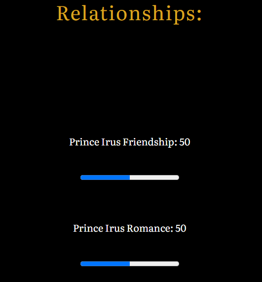 Relationship stats Irus