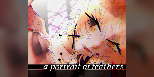 Cover image for a portrait of feathers