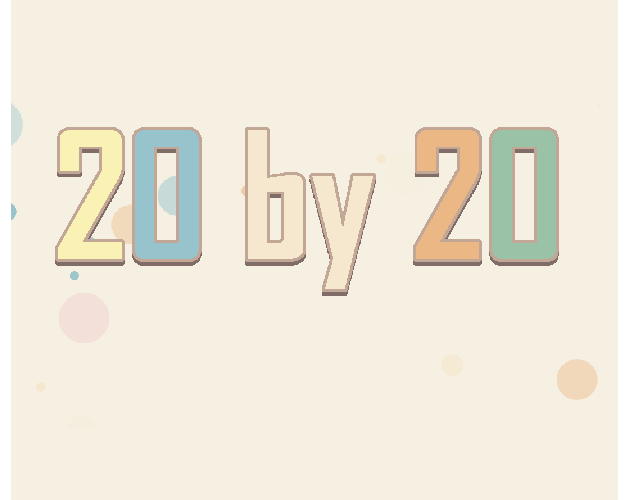 Cover image for 20 by 20