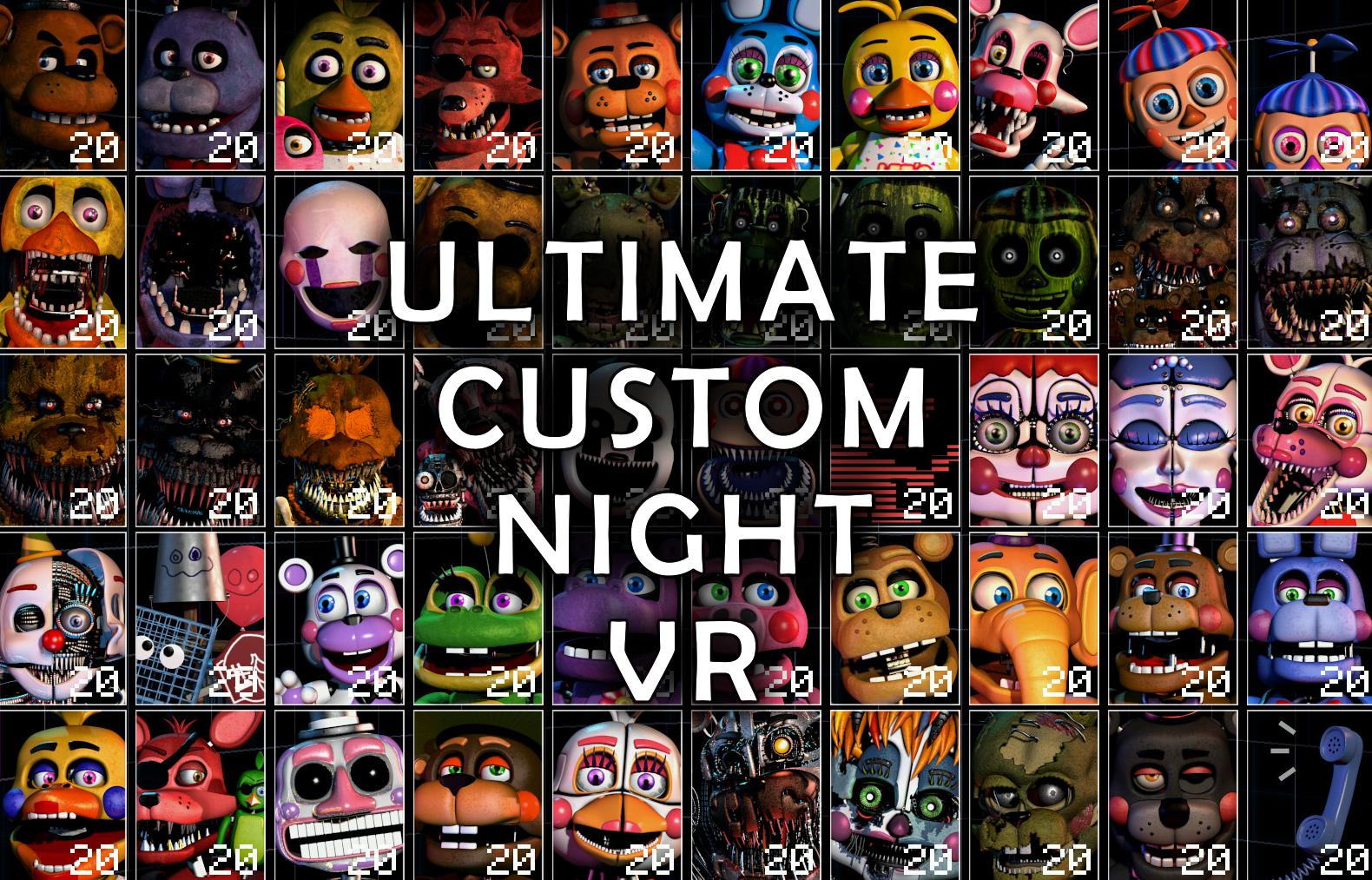 Play FNAF Ultimate Custom Night game free online