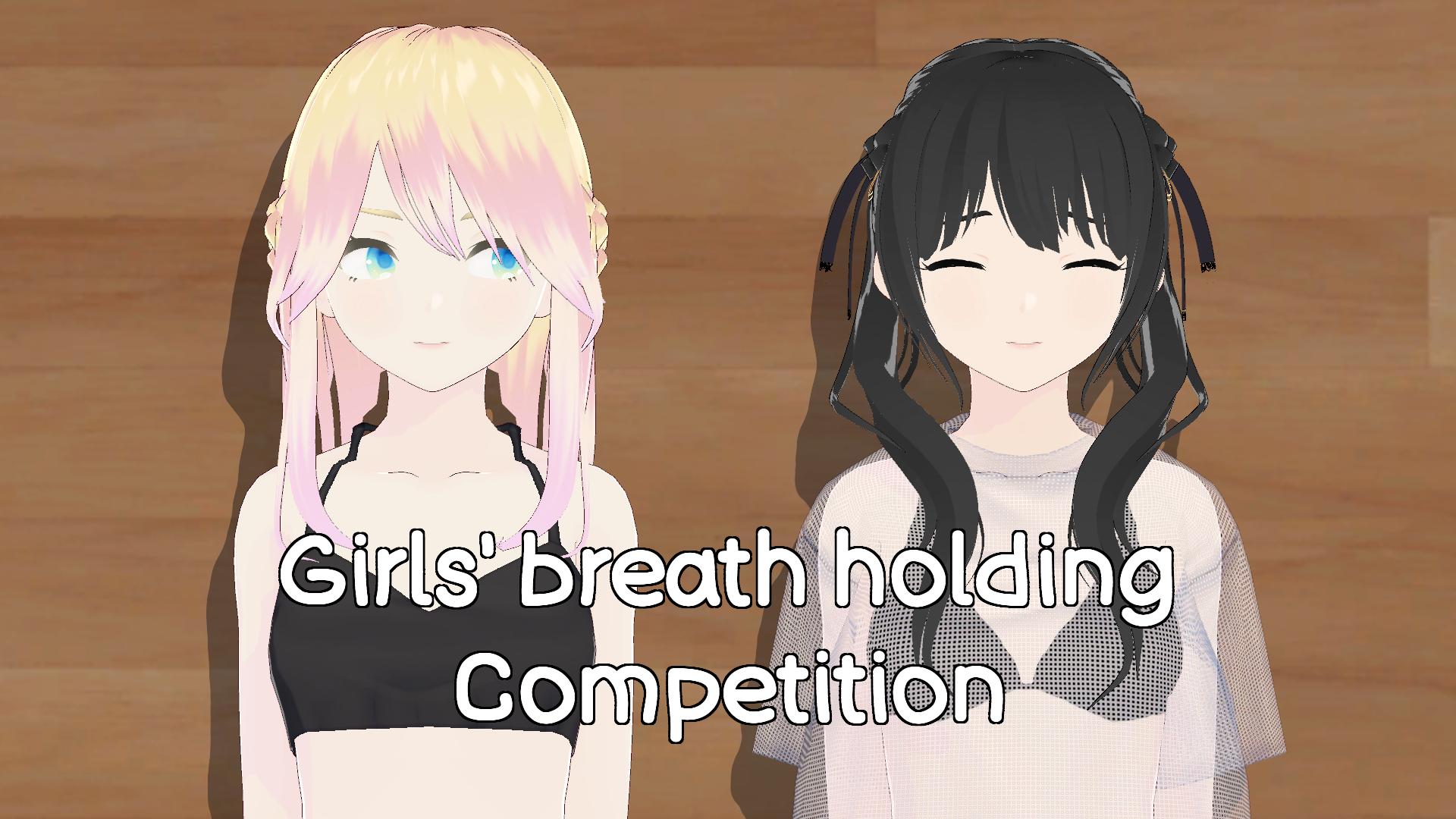 Girls breath holding competition by Heazhan