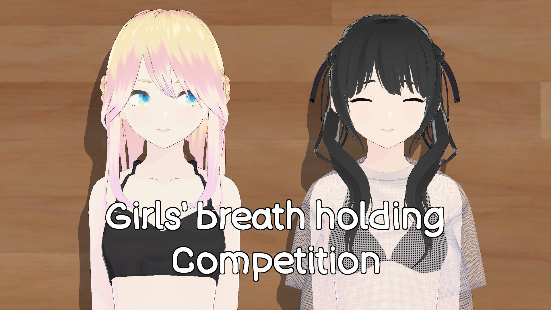 Girls' breath holding competition