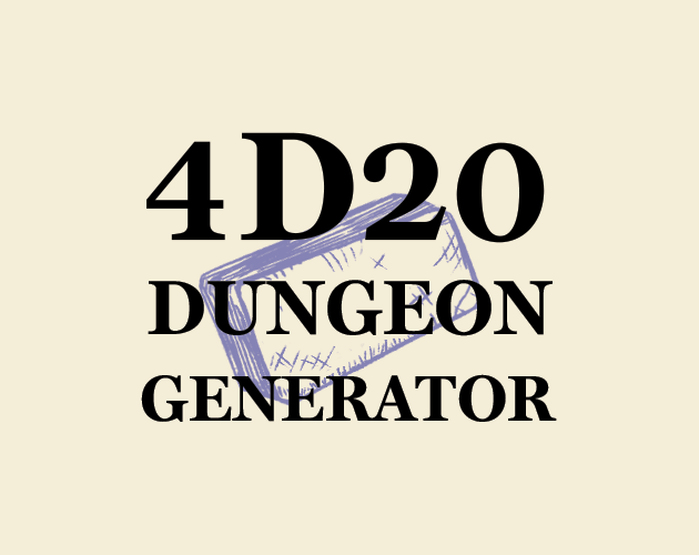 Cover image for 4d20 Dungeon Generator