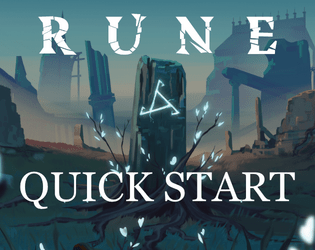 RUNE Quick Start Edition   - Quick start for the RUNE roleplaying game 