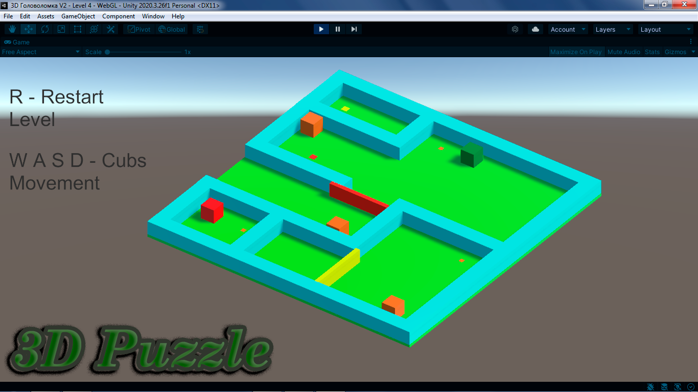 3D Cube Puzzle