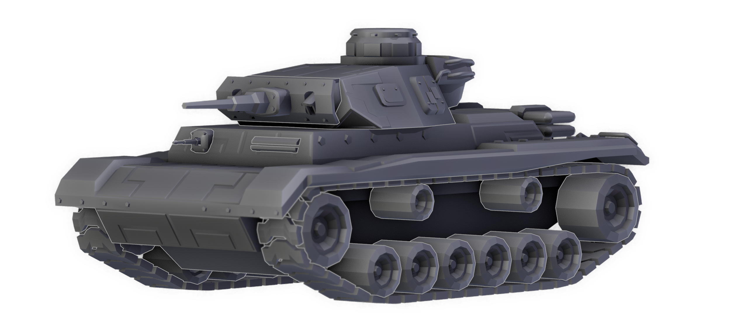 Panzer III Tank 3D Model