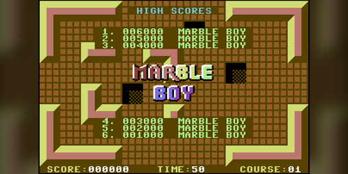 Cover image for Marble Boy 4K (C64)