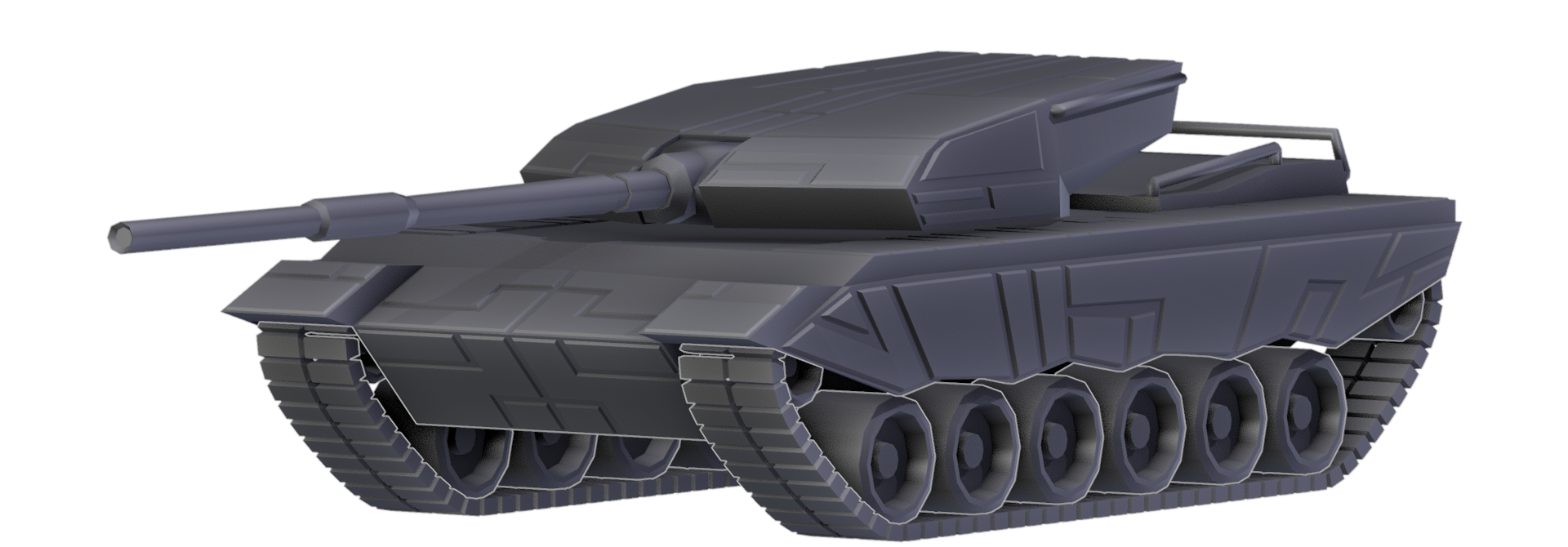 Type 96 Tank 3D Model