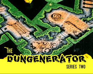 The DUNGENERATOR: Series 2   - A deck of map-cards that generates inky dungeons! 