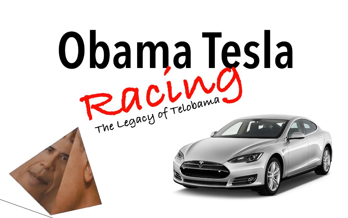 Obama Tesla Racing