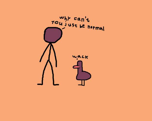 Cover image for Dumb duck on the road