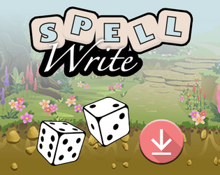 Spell Write   - A light and fun roll & write game about spelling short words based on options from dice rolls. 