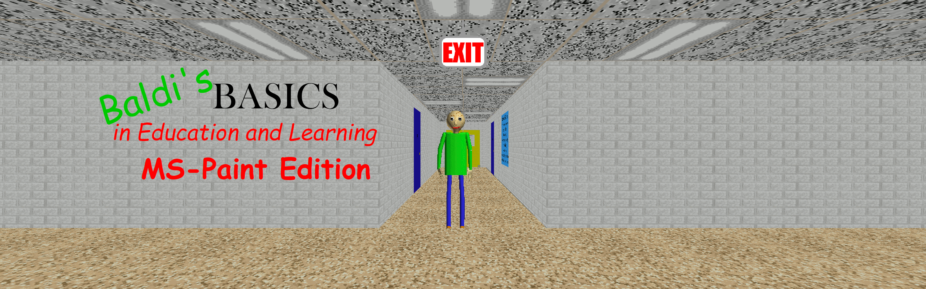 Baldi's Basics in Education and Learning MS-Paint Mod (Prototype)