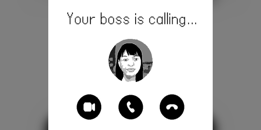 Cover image for your boss is calling (playdate)