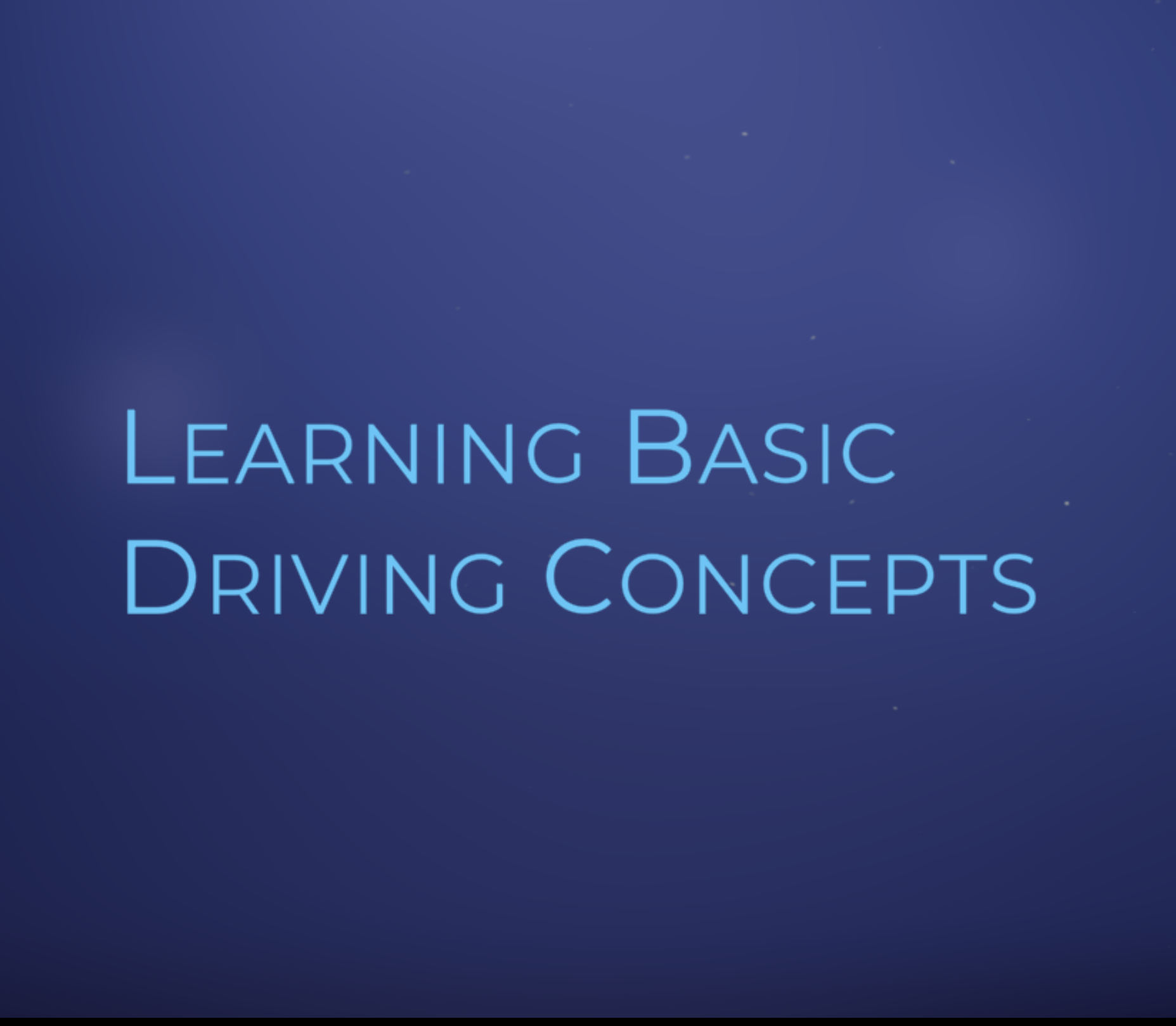 Learning Basic Driving Concepts by Tomythical