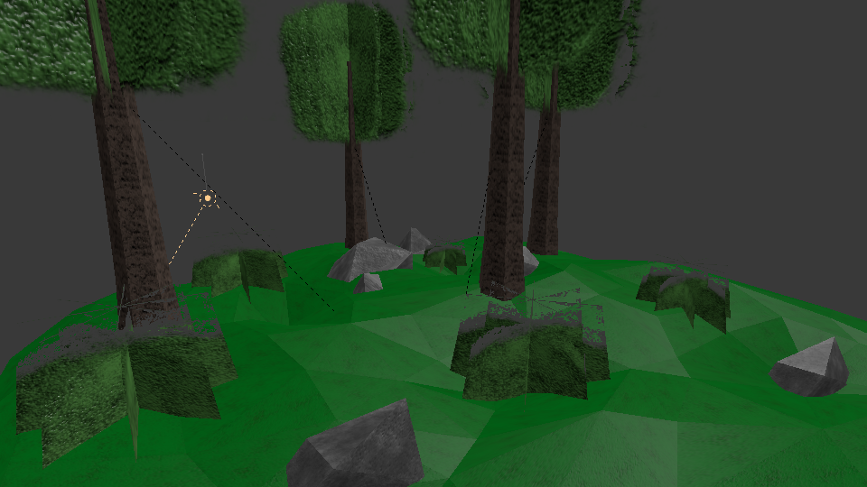 forest low poly ps1