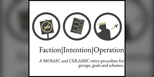Cover image for Faction|Intention|Operation