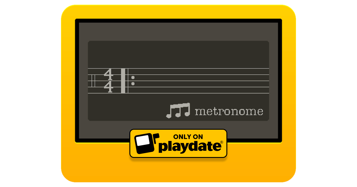 Metronome for Playdate