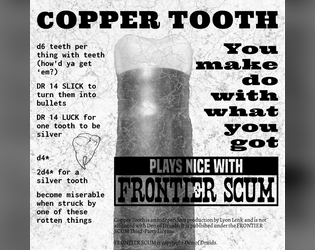 Copper Tooth   - teeth for bullets 