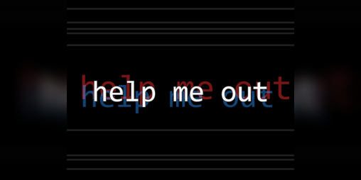 Cover image for Help Me Out