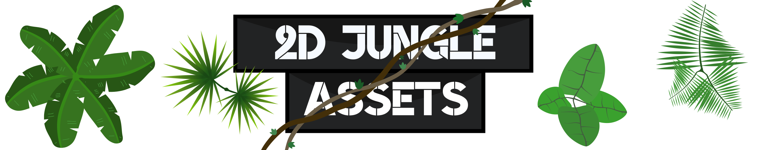 2D Top-Down Jungle Assets
