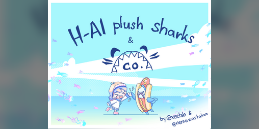 Cover image for H-AI plush sharks & co.