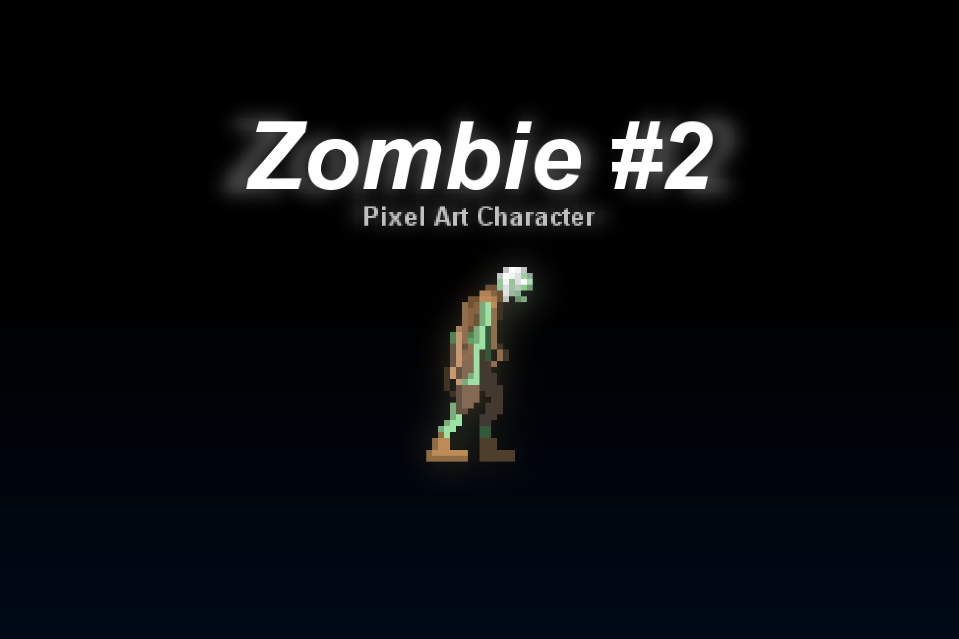 Zombie #2 - Pixel Art Character