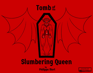 Tomb of the Slumbering Queen | For Mausritter   - A Mausritter dungeon full of vampire bats 