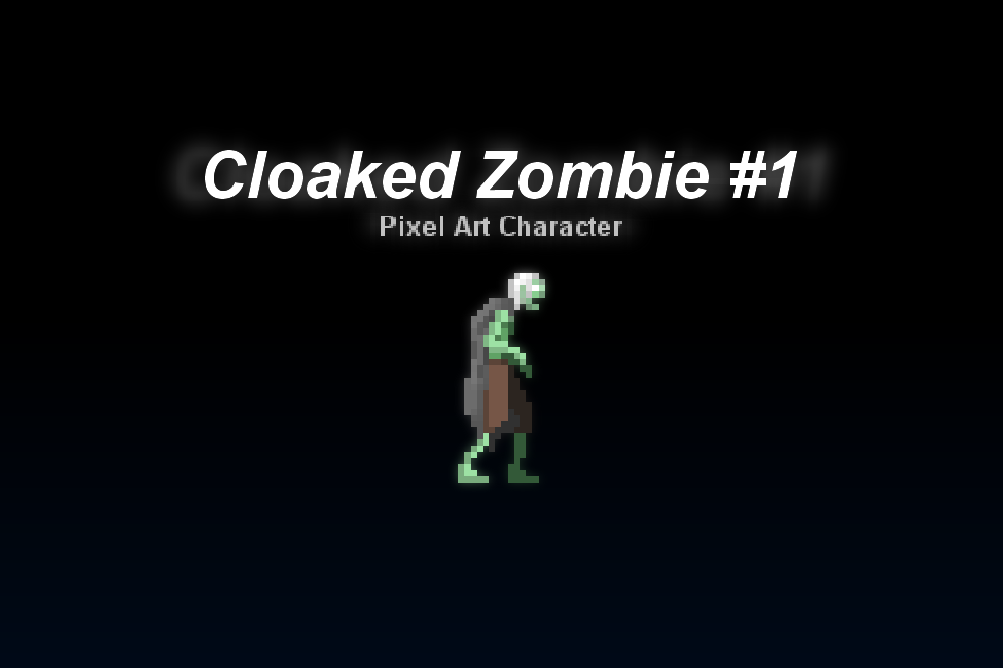 Cloaked Zombie #1 - Pixel Art Character