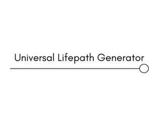 The Universal Lifepath Generator   - A tool for creating a character's background in any setting 