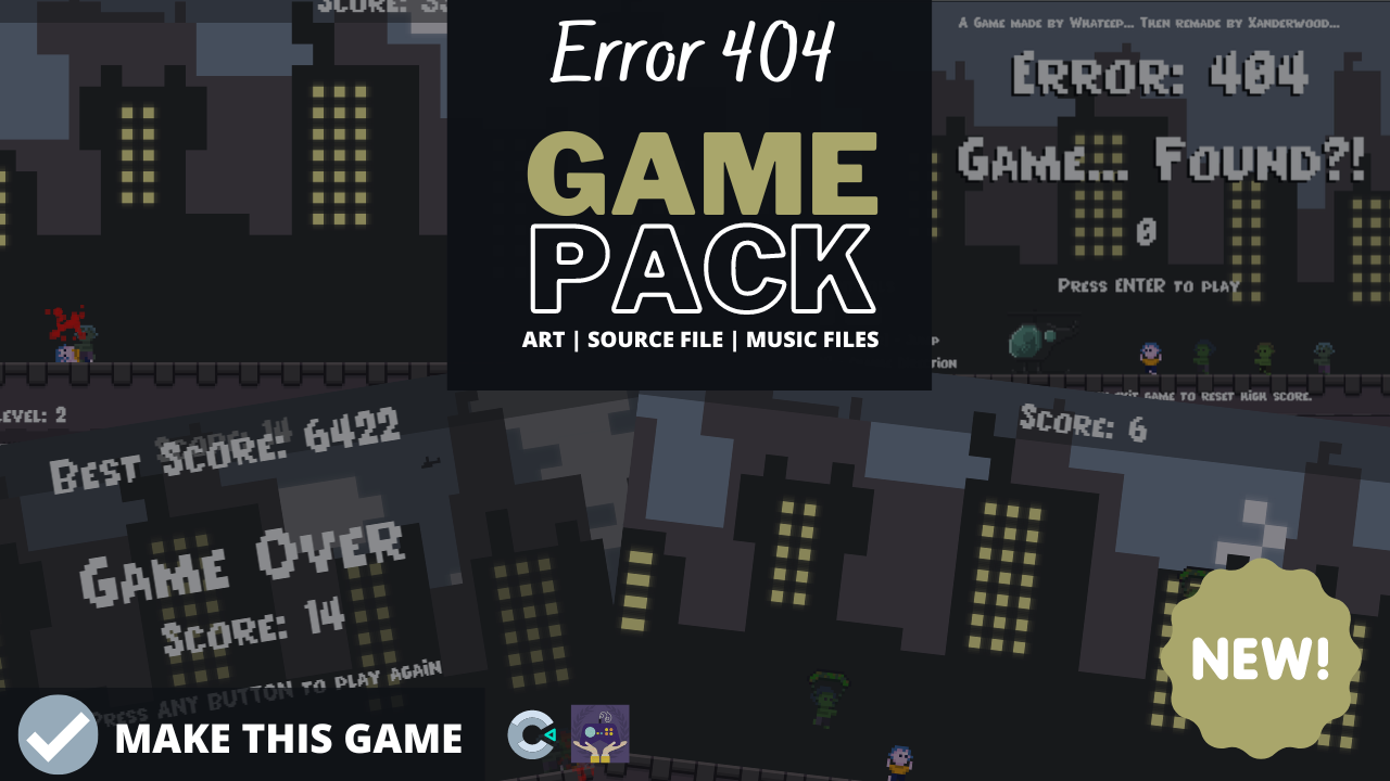 Error 404 Game Pack by Xanderwood