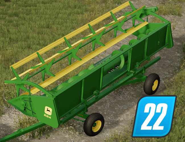 John Deere Header Cart by Rooster Mods