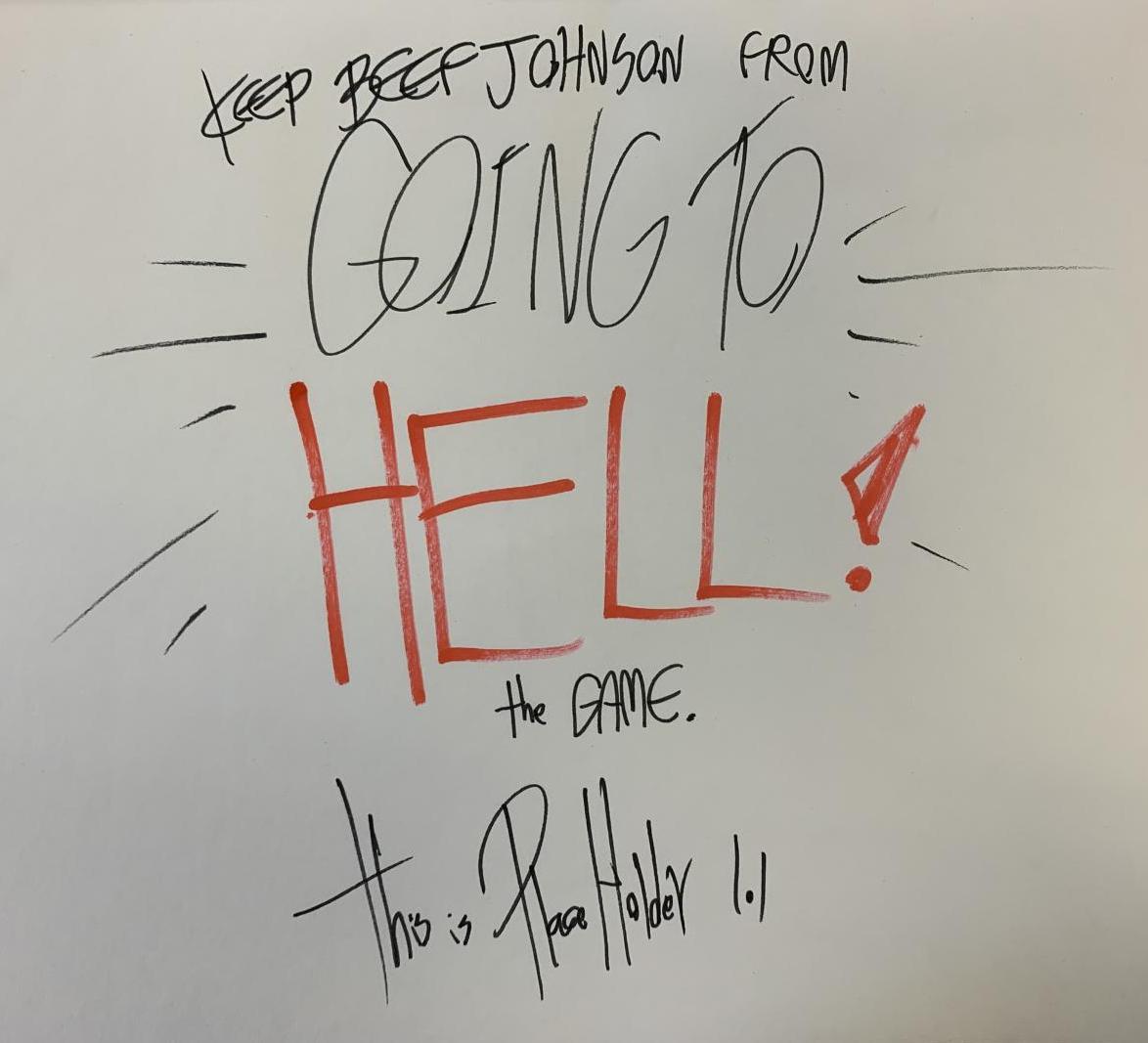 BEEF JOHNSON GOES TO HELL FOR HIS CRIMES
