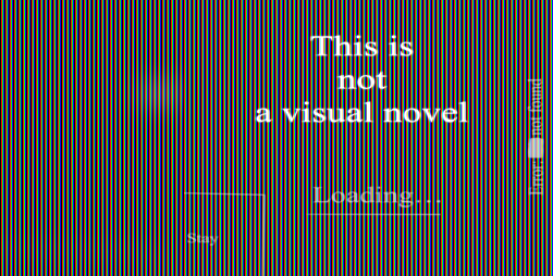 Cover image for This is not a visual novel