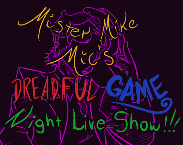 Cover image for Mister Mike Mic's Dreadful Game Night Live Show!!!