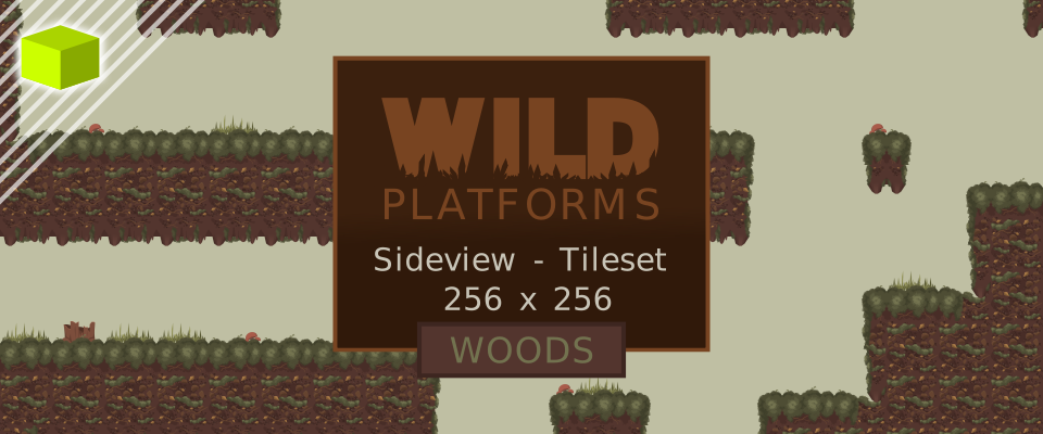 Wild Platforms - Game Kit - Woods Tileset