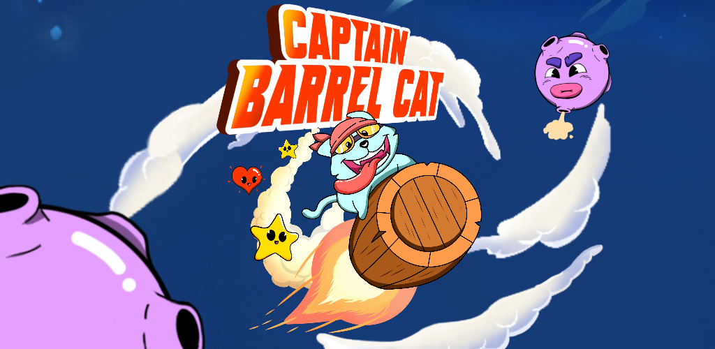 Construct 3 template mobile game - Captain barrelcat