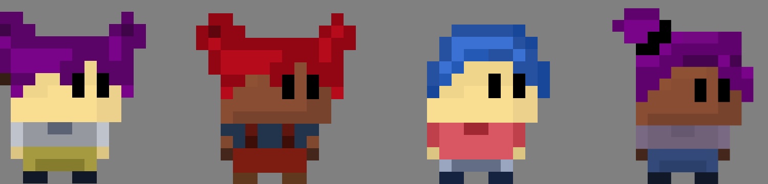 16x16 Character Assets + Animations