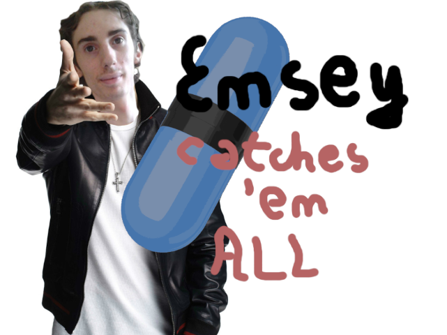 Cover image for Emsey Catches 'em All