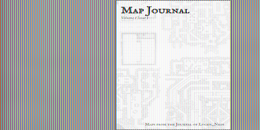 Cover image for Map Journal Volume 1 Issue 1