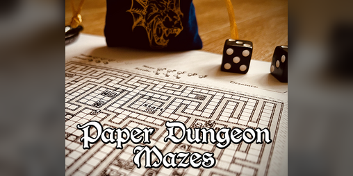 Cover image for Paper Dungeon Mazes