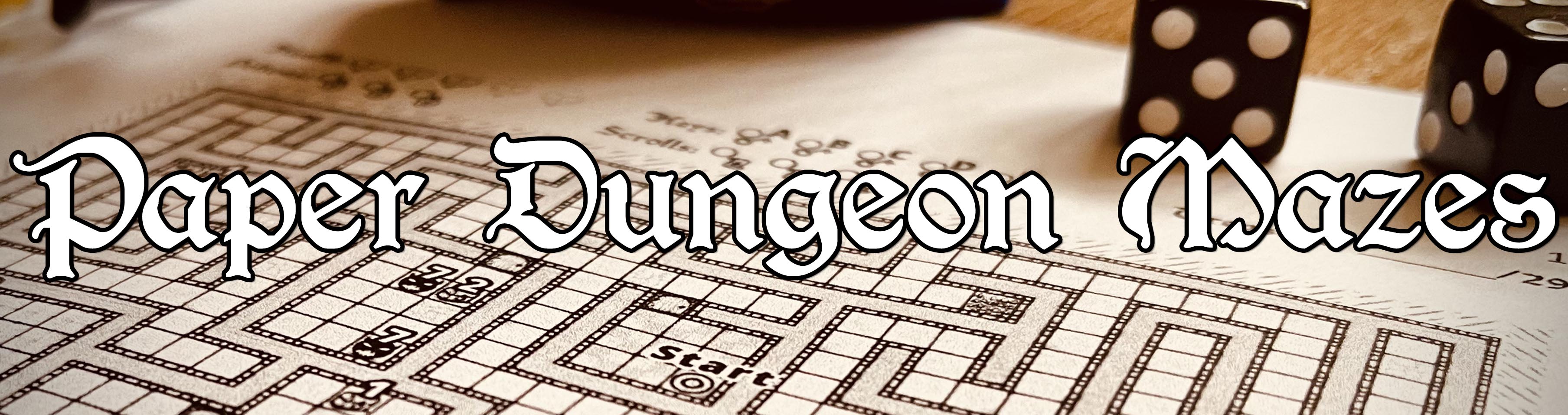 Paper Dungeon Mazes