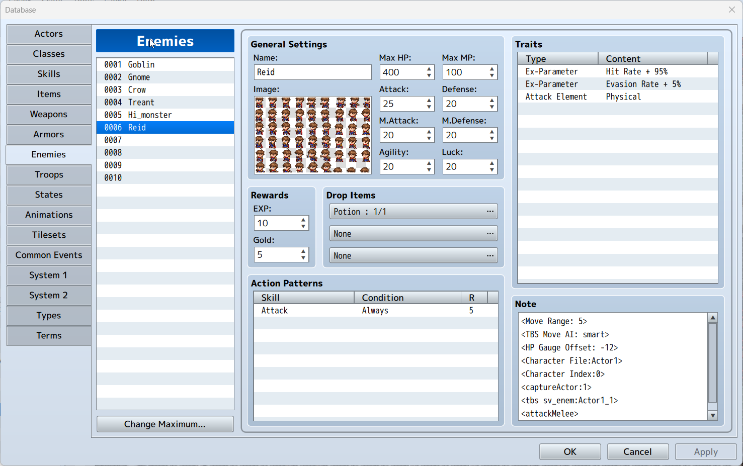 RPG Maker MZ: Tactical Battle System by Synrec