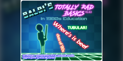 Cover image for Baldi's Totally Rad Basics in 1980s Education