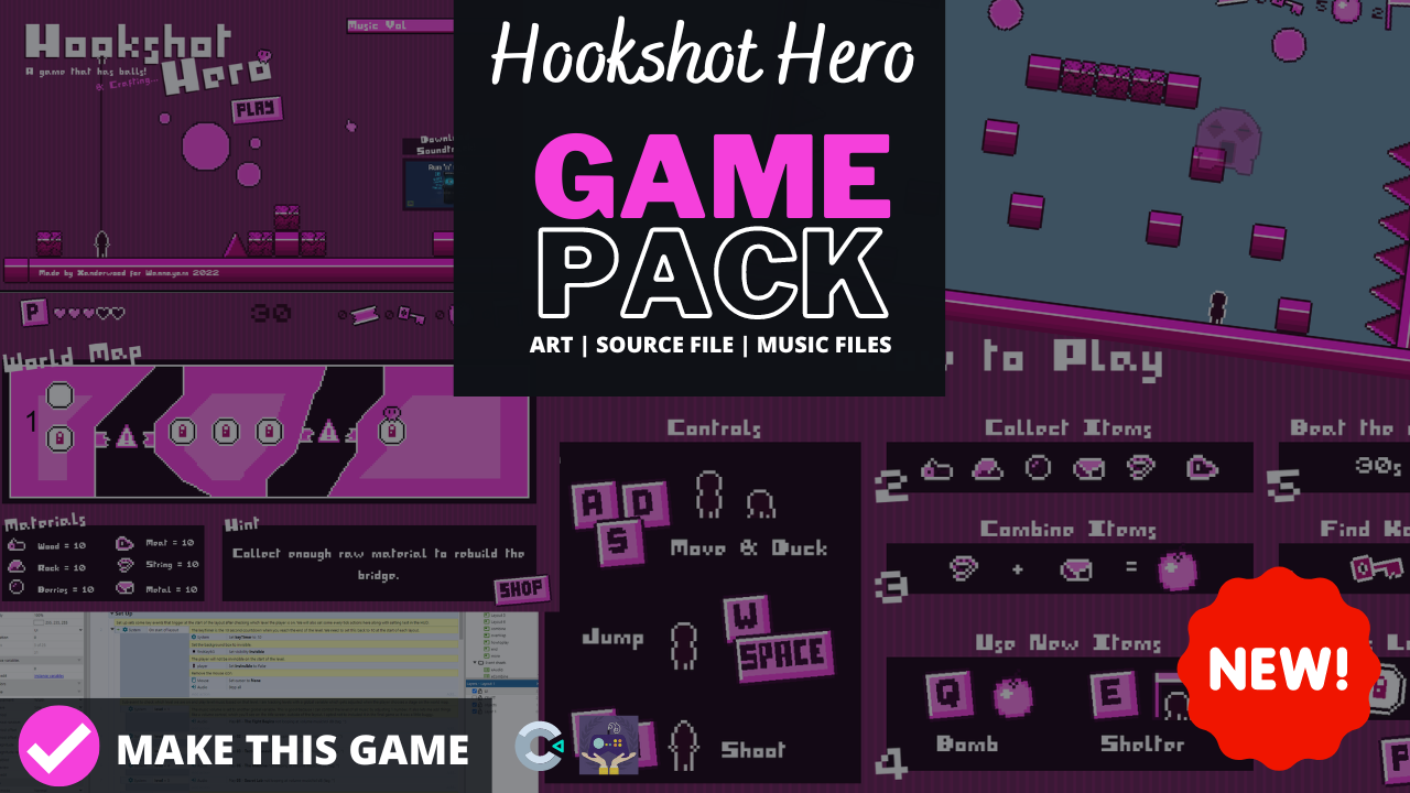 Hookshot Hero Game Pack