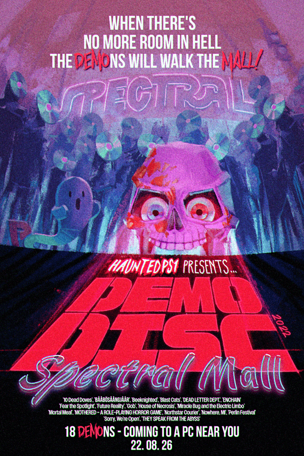 Golden Update Demo Disc Spectral Mall By The Haunted PS1 