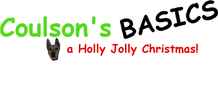 Coulsons Basics A Holly Jolly Chrismas!