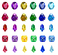 Pixelart Gems Icons [32x32] by YANsaya