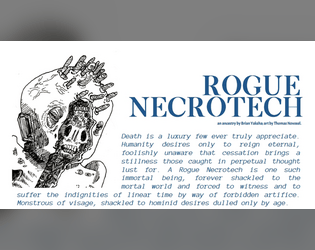 ROGUE NECROTECH   - An Ancestry for Vaults of Vaarn 