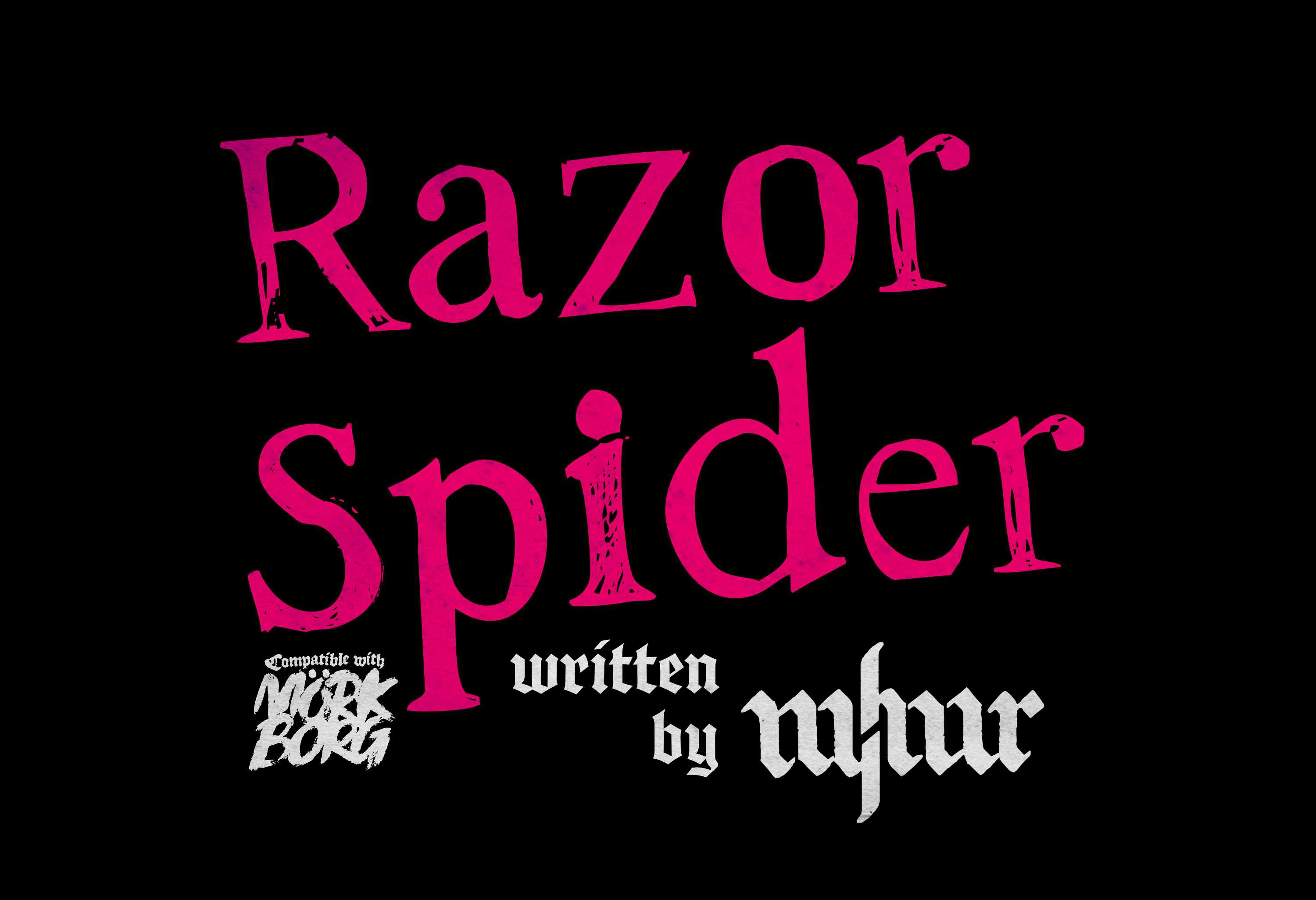 Mörk Borg - Razor Spider